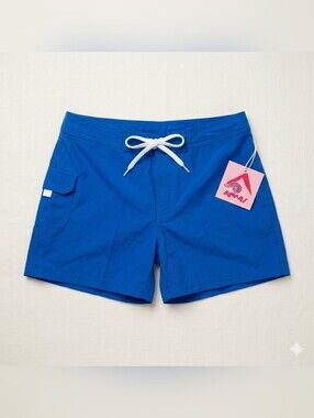 Kanu Surf NWT Girl's Size XL (16) Blue Board UPF 50 Quick Dry Velcro Shorts